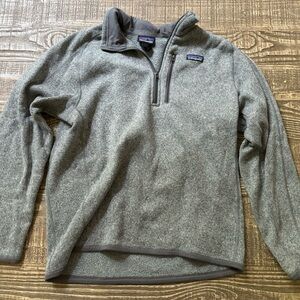 Patagonia better sweater 1/4 zip pullover.